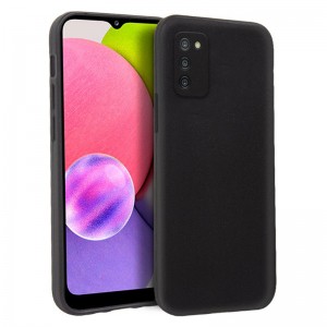 Capa de silicone para Samsung Galaxy A03s Preta