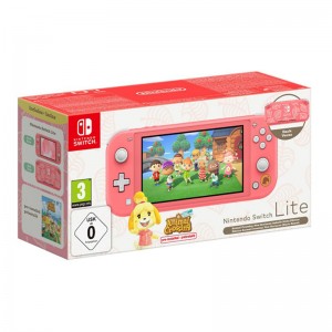 Consola Nintendo Switch Lite Animal Crossing: New Horizons Isabelle Aloha Edition