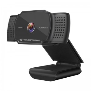 Webcam Conceptronic 1080P Full HD com Microfone